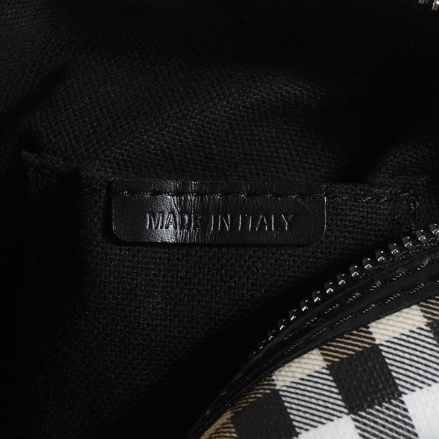 House Check Studded Bowler Black
