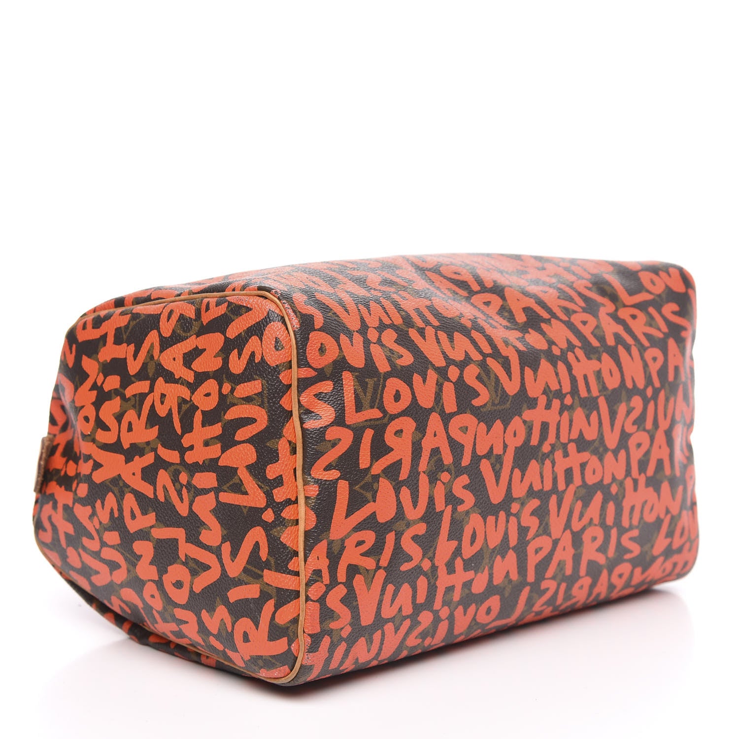 Louis Vuitton Monogram Graffiti Speedy 30 Orange 4 of 16