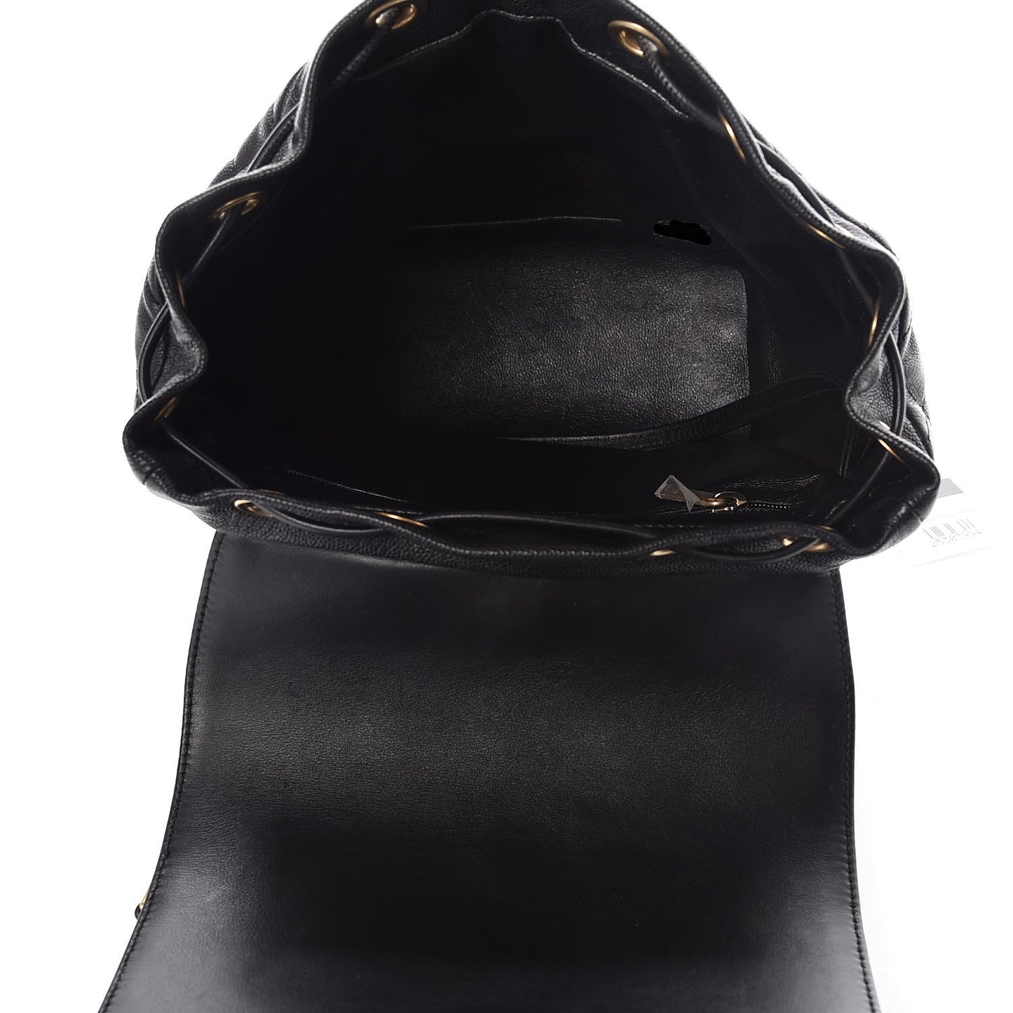 Caviar Quilted Filigree Backpack Black