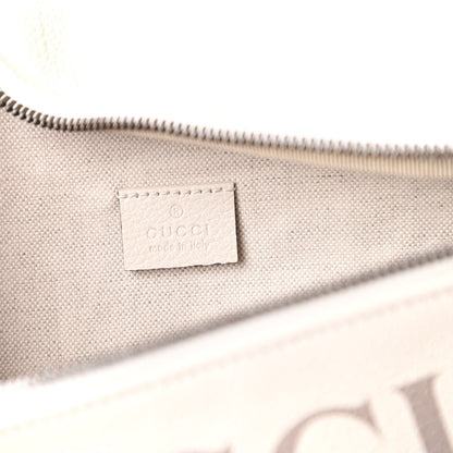 Gucci Grained Calfskin Logo Belt Bag White 8 of 12