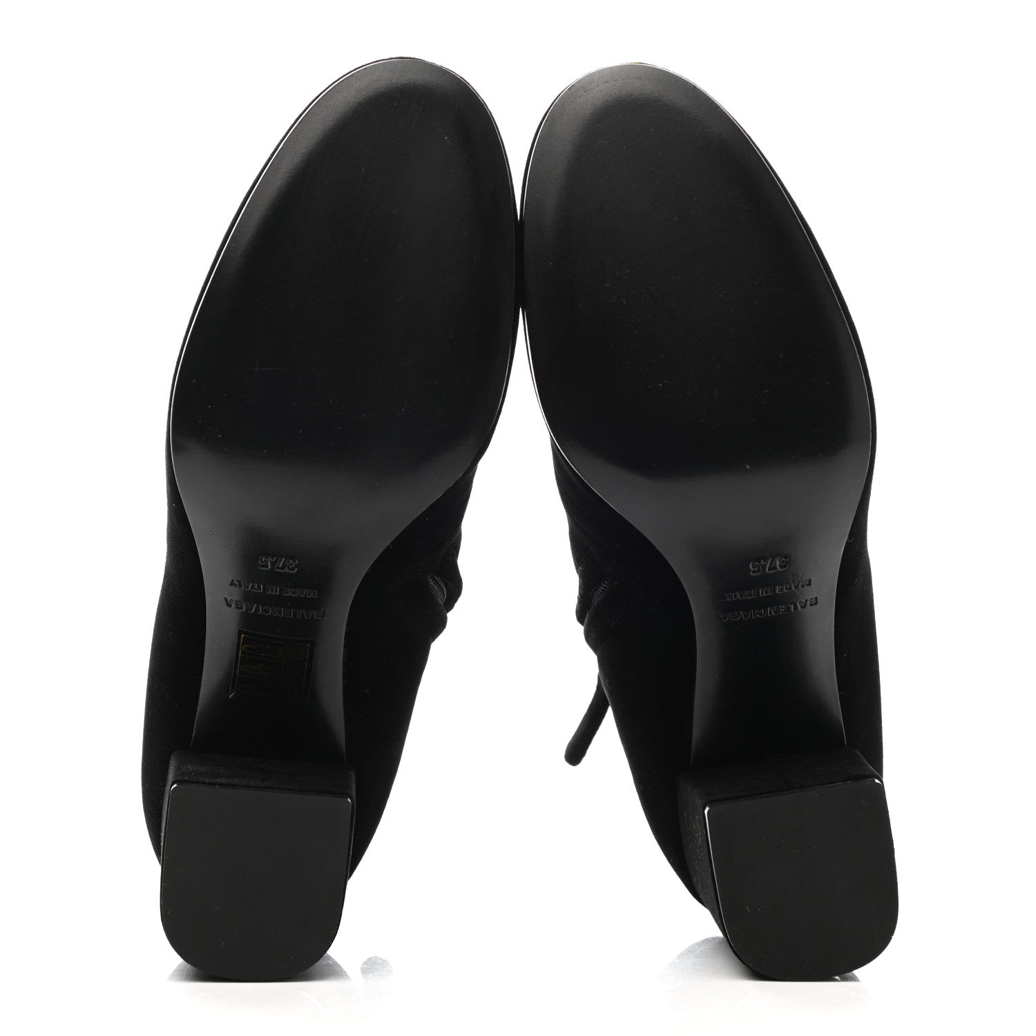 Balenciaga Smooth Velvet Ankle Boots 37.5 Black 5 of 8