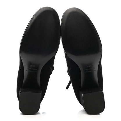 Balenciaga Smooth Velvet Ankle Boots 37.5 Black 5 of 8