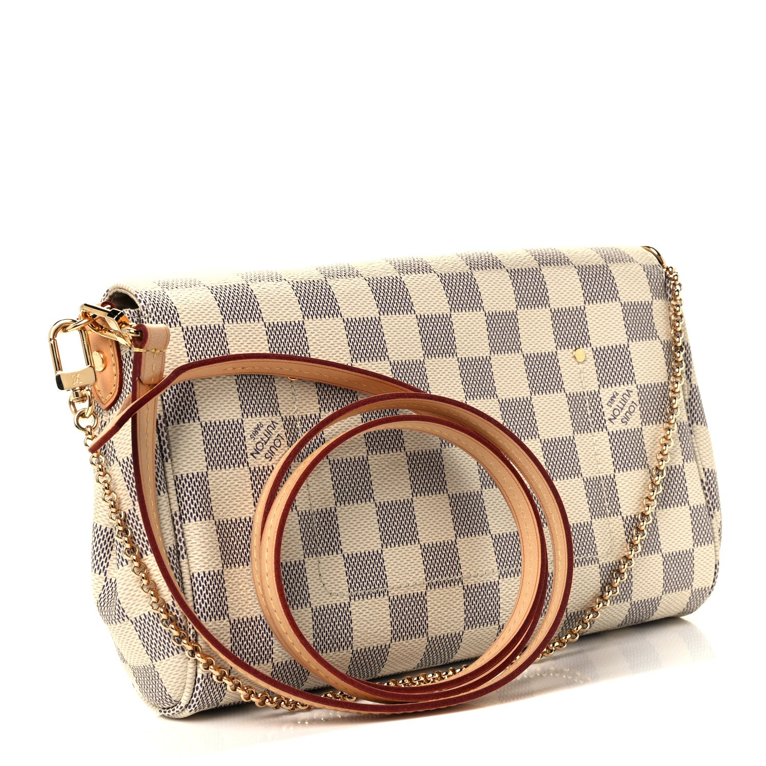 Louis Vuitton Damier Azur Favorite MM 3 of 11