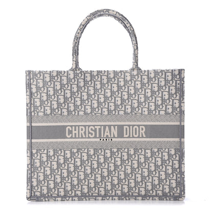 Christian Dior Oblique Large Book Tote Grey 1 of 10