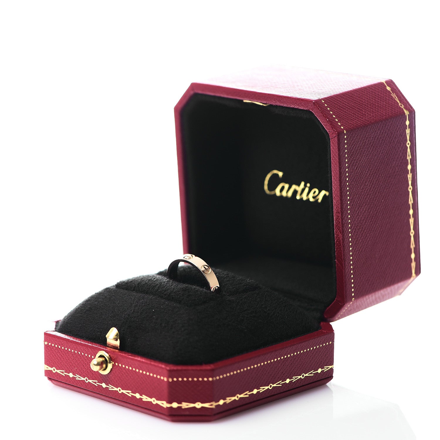 Cartier 18K Pink Gold 3.5mm LOVE Wedding Band Ring 49 4.75 4 of 4