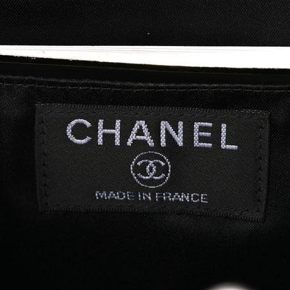 Chanel Patent Chocolate Bar Quilted CC Shoulder Bag Black 6 of 10