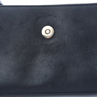 Chloe Suede Calfskin Small Faye Shoulder Bag Black 14 of 14