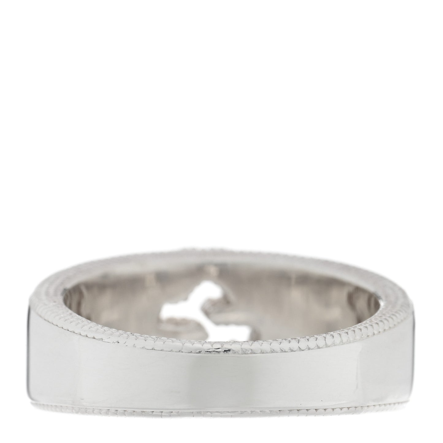 Sterling Silver Interlocking G Ring 56 7.5