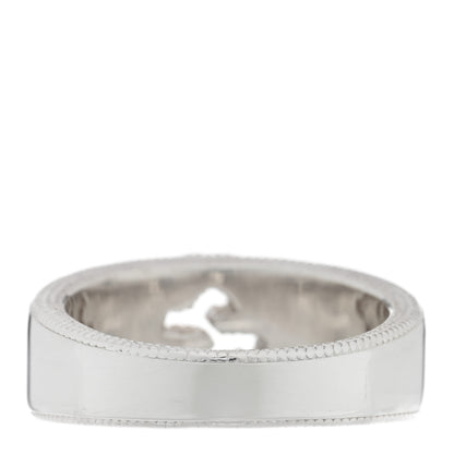 Gucci Sterling Silver Interlocking G Ring 56 7.5 3 of 4