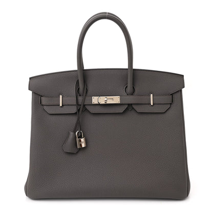 Hermes Togo Birkin 35 Etain 1 of 16