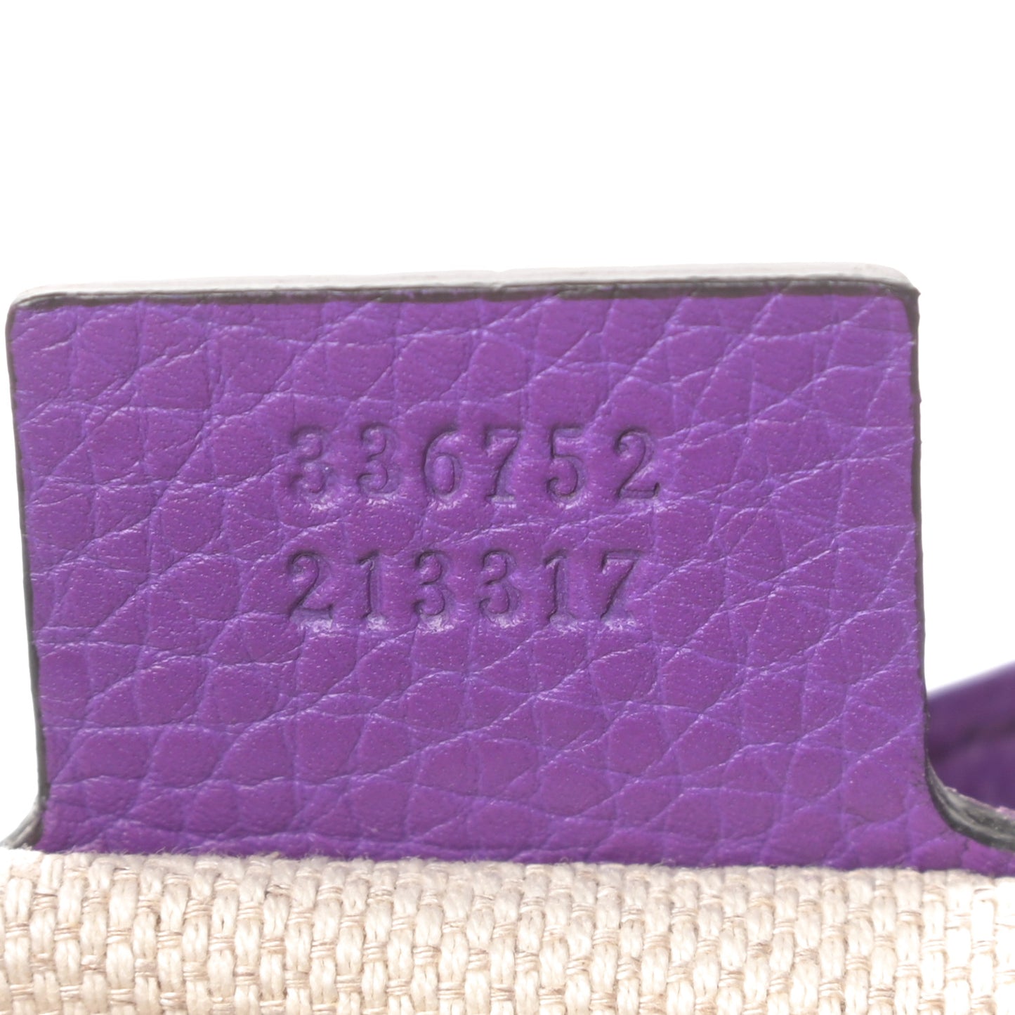 Pebbled Calfskin Medium Soho Flap Crossbody Shine Purple