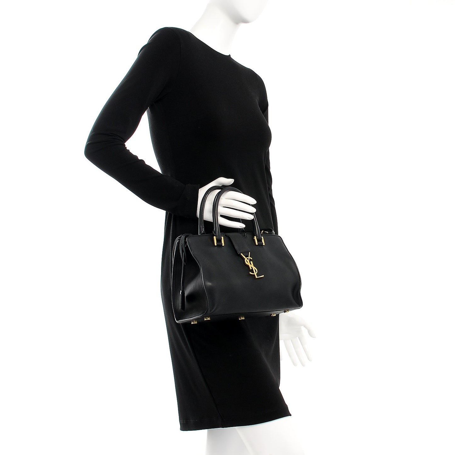 Calfskin Monogram Baby Downtown Cabas Black
