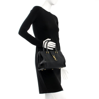 Saint Laurent Calfskin Monogram Baby Downtown Cabas Black 3 of 17
