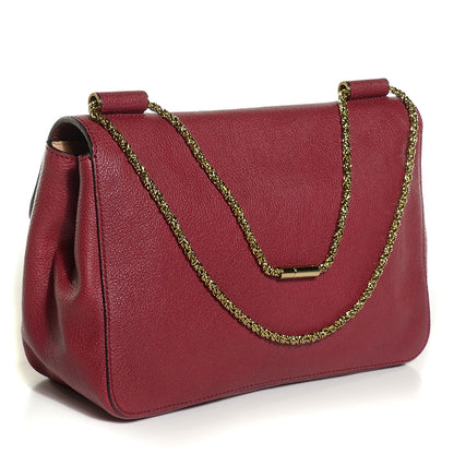 Chloe Calfskin Medium Elsie Shoulder Bag Plum Purple 3 of 8