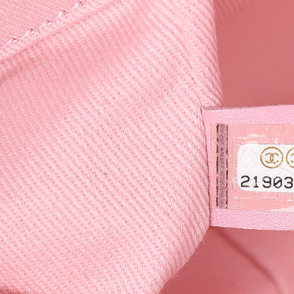 Chanel Woven Straw Raffia Large Deauville Tote Pink 7 of 11
