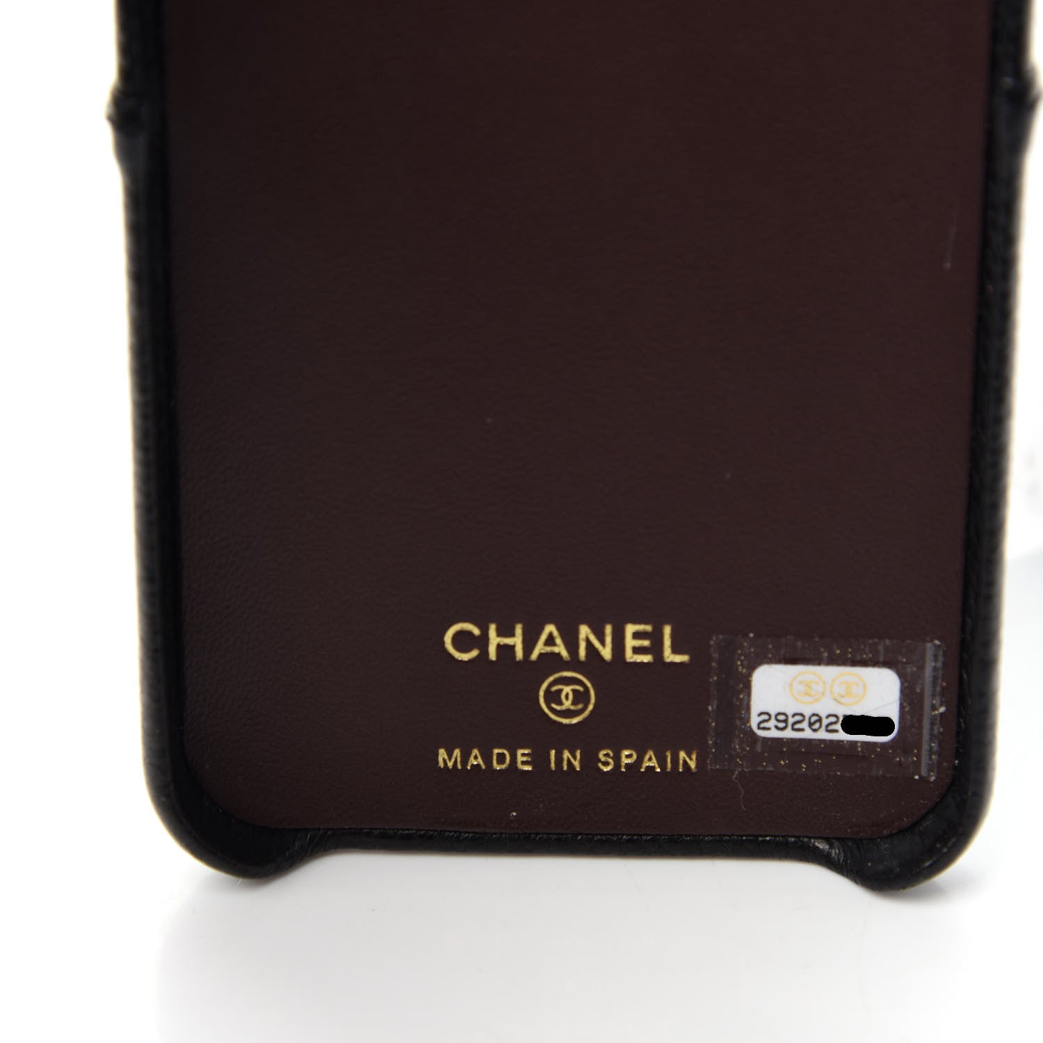 Chanel Caviar Quilted iPhone X Coco Tech Case Black 5 of 7