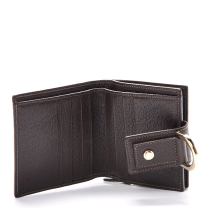 Gucci Monogram D Ring Compact Wallet Dark Brown 4 of 9