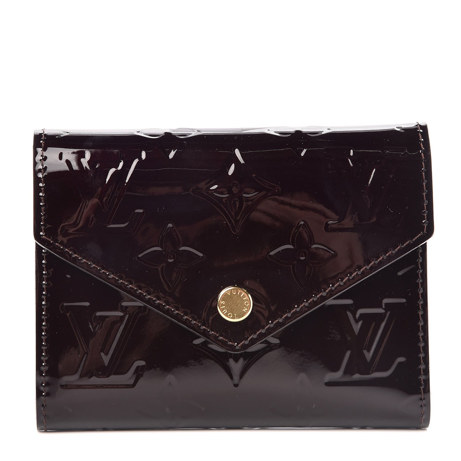 Louis Vuitton Vernis Victorine Wallet Amarante 1 of 12