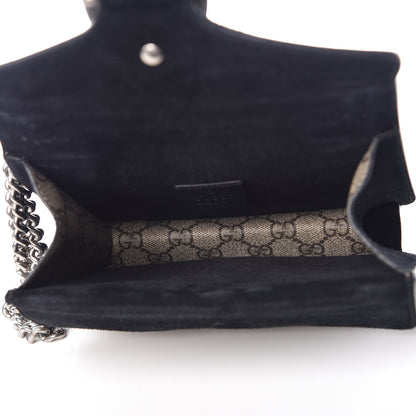 Gucci GG Supreme Monogram Mini Dionysus Shoulder Bag Black 5 of 13