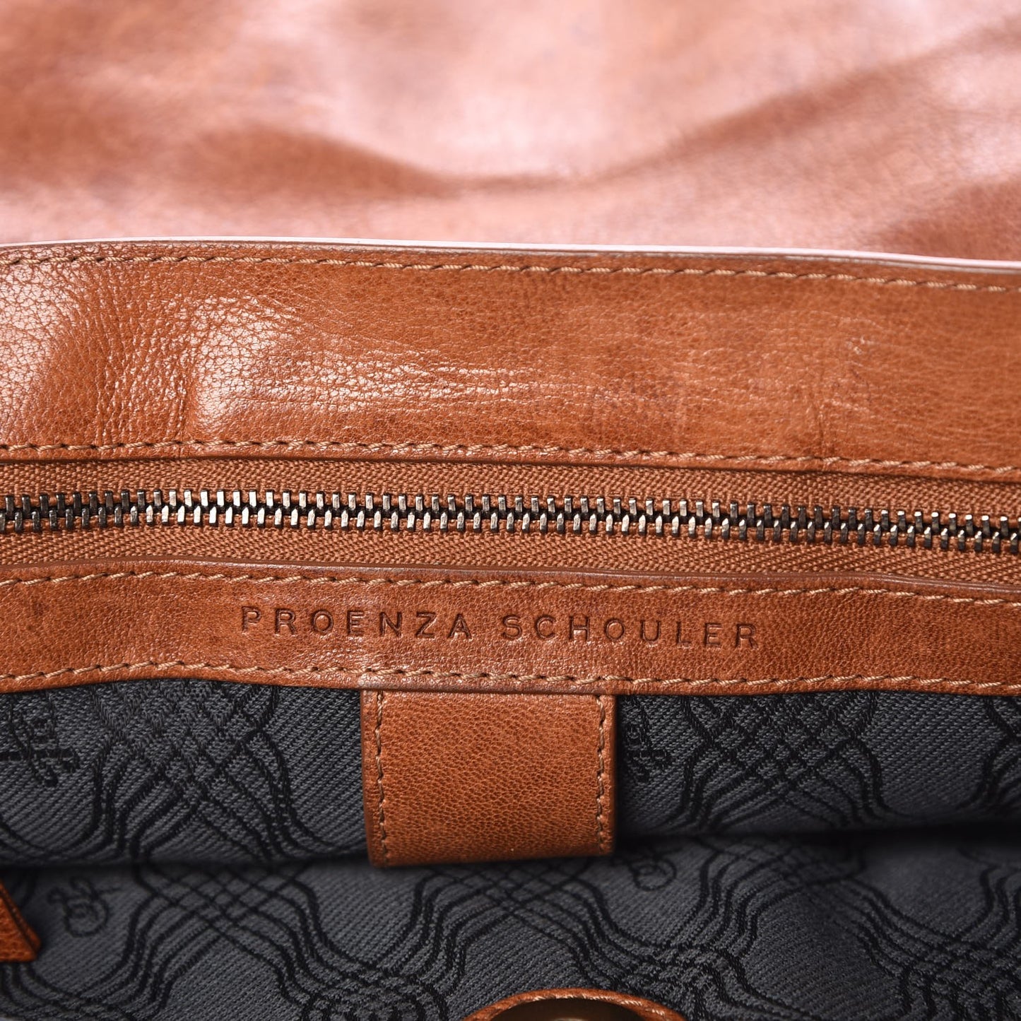 Lambskin Medium PS1 Satchel Saddle