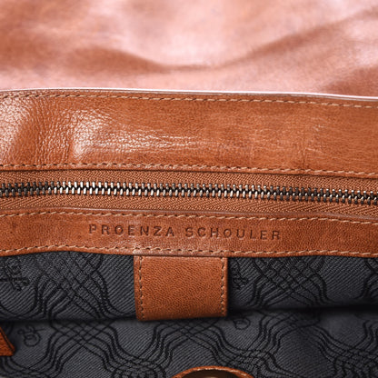 Proenza Schouler Lambskin Medium PS1 Satchel Saddle 7 of 17