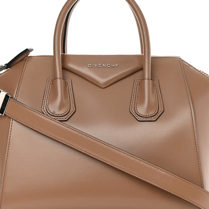 Givenchy Shiny Lord Calfskin Small Antigona Dark Beige 8 of 13