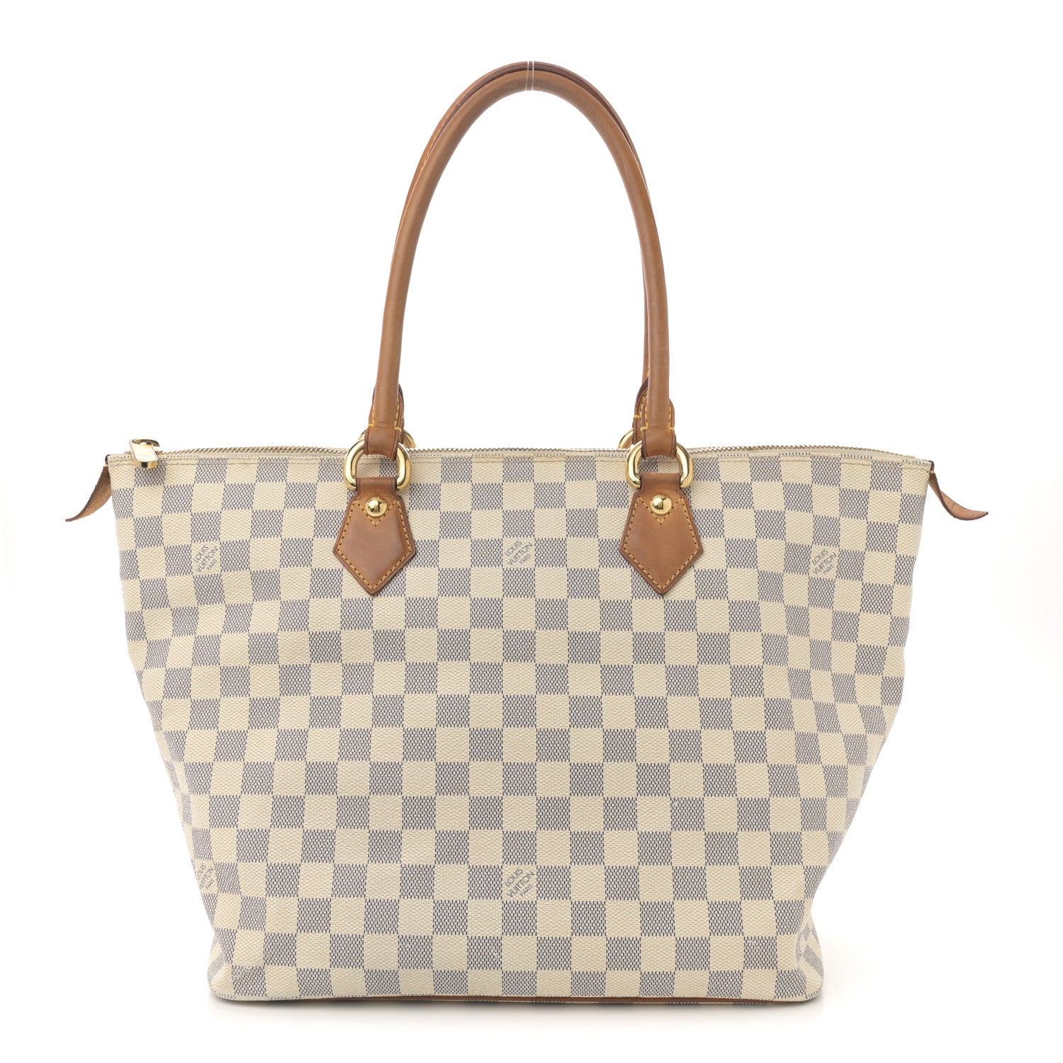 Louis Vuitton Damier Azur Saleya MM 2 of 27