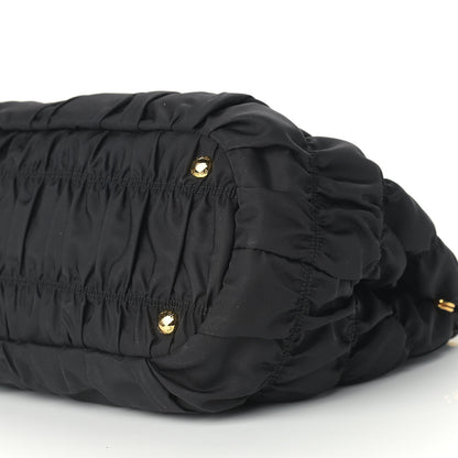 Prada Tessuto Nylon Gaufre Tote Black 9 of 10