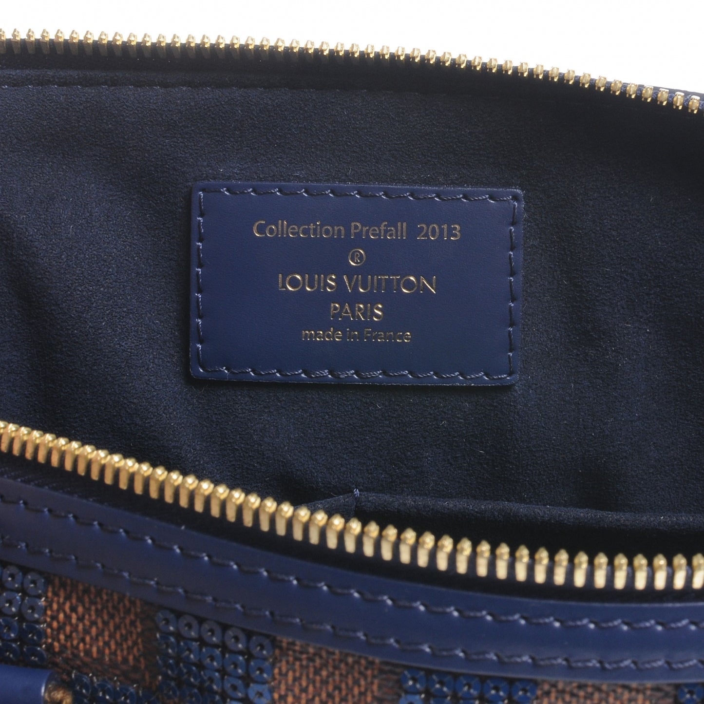Damier Paillettes Speedy 30 Blue