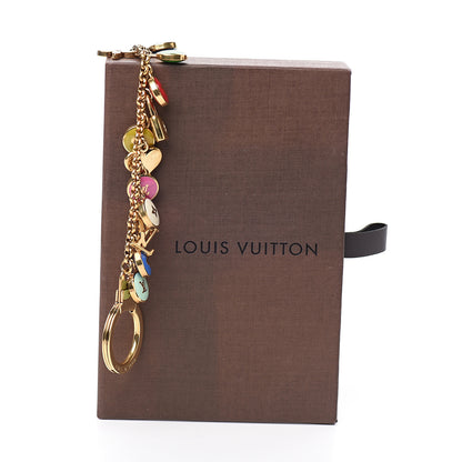 Louis Vuitton Metal Enamel Pastilles Key Chain Bag Charm Multicolor 3 of 3