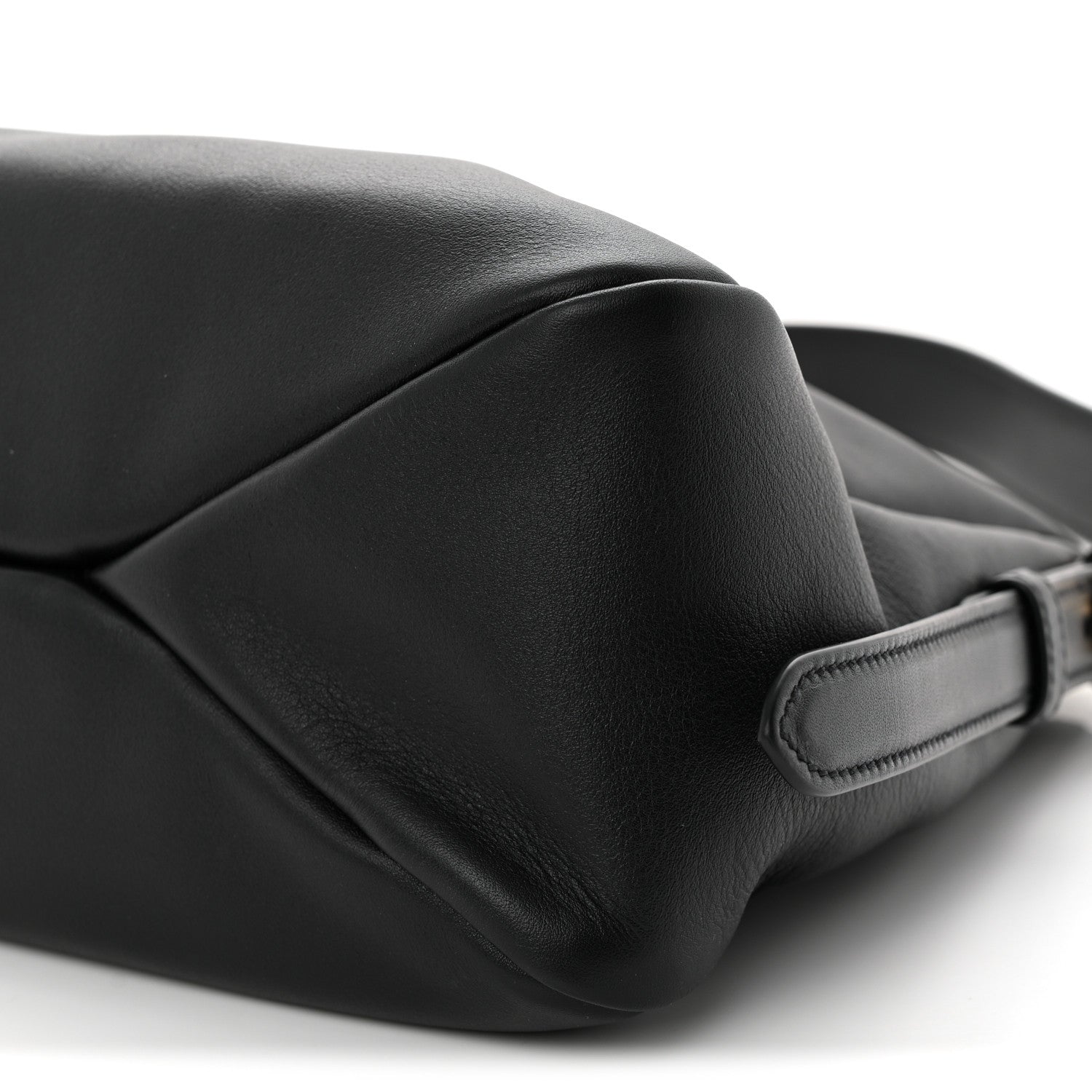 Prada Soft Calfskin Large Aimée Shoulder Bag Black 10 of 10