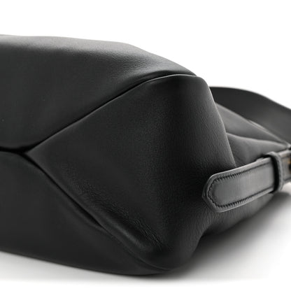 Prada Soft Calfskin Large Aimée Shoulder Bag Black 10 of 10