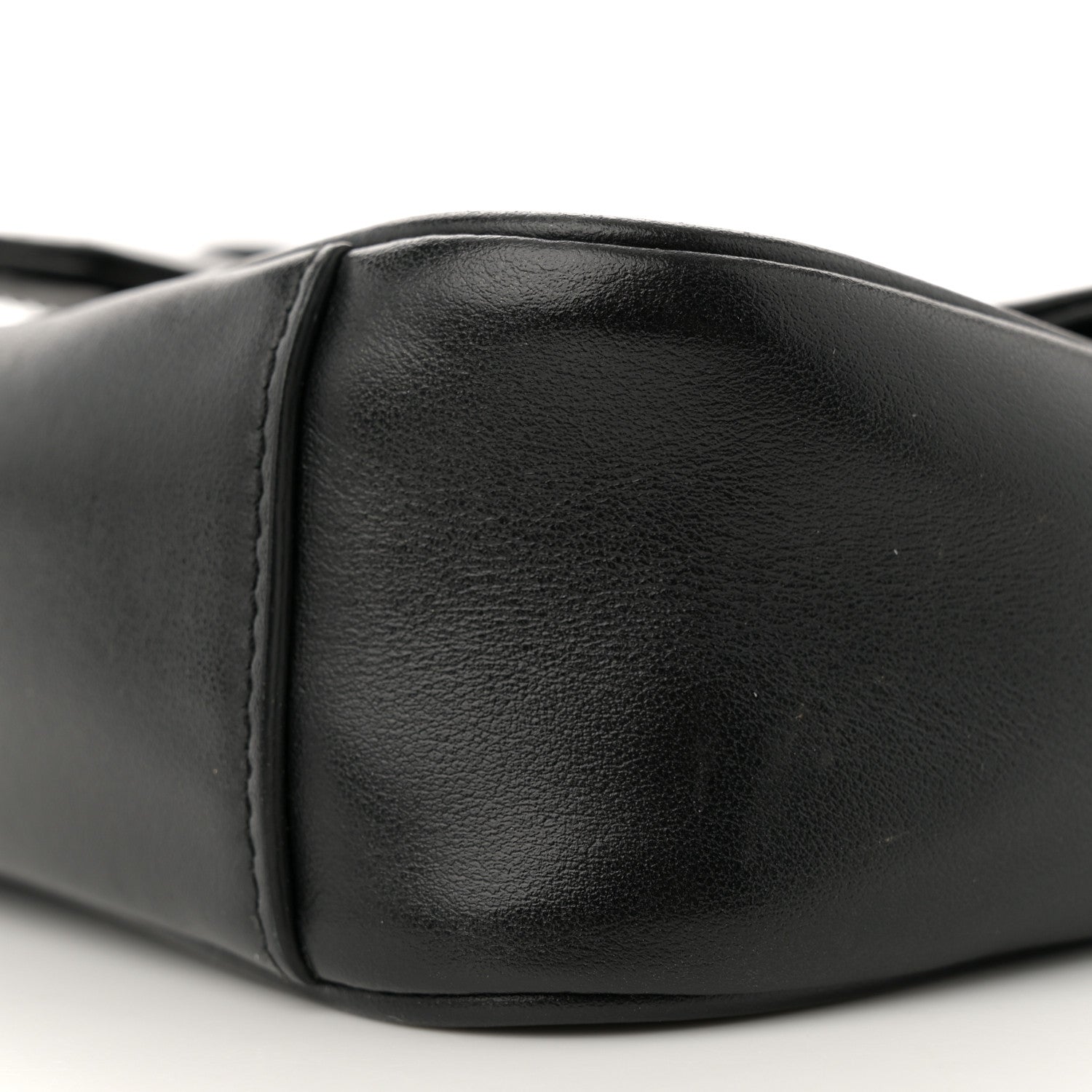 Gucci Calfskin Matelasse Monochrome Mini GG Marmont Shoulder Bag Black 10 of 12