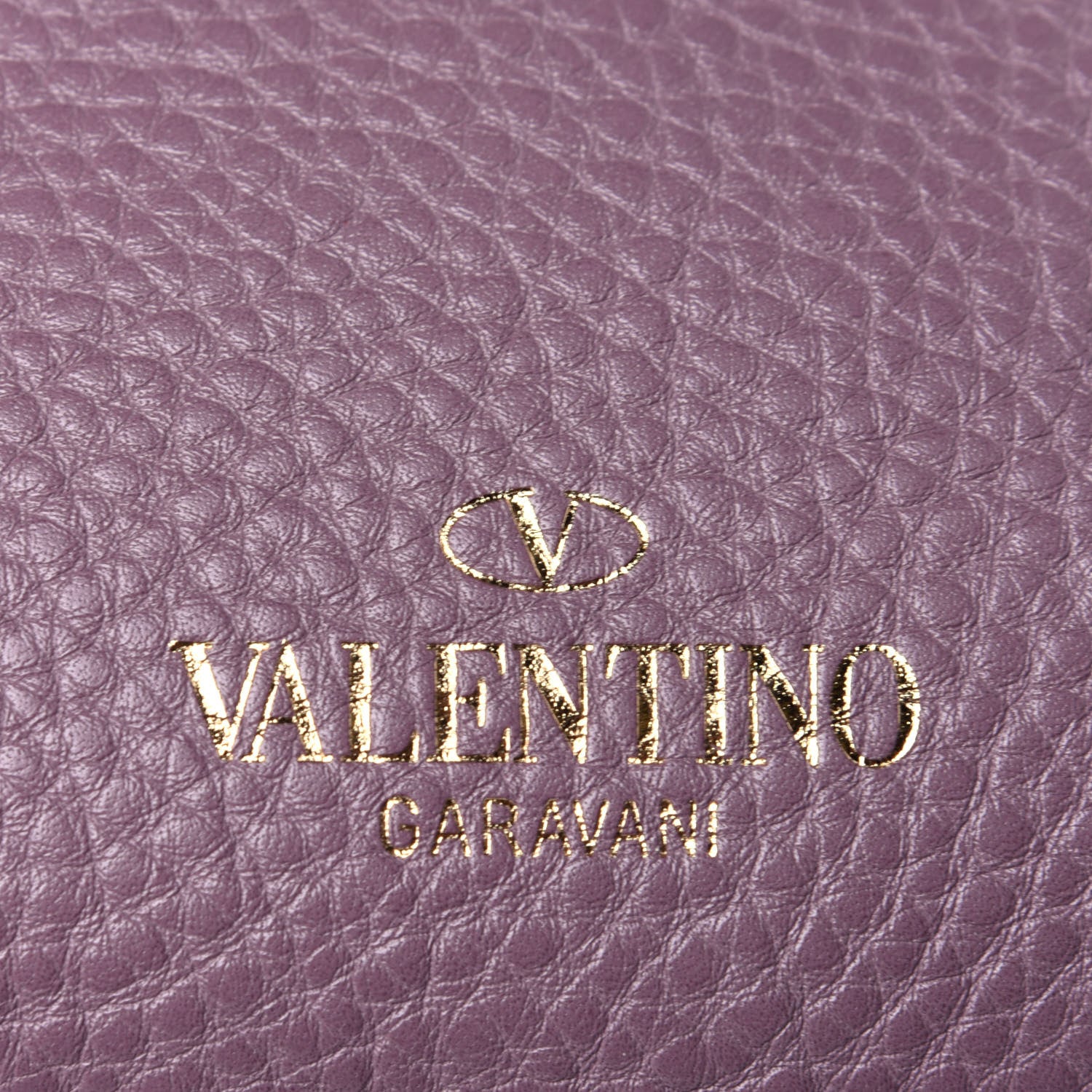 Valentino Garavani Pebbled Calfskin Medium Rockstud Tote Dark Mauve 10 of 11