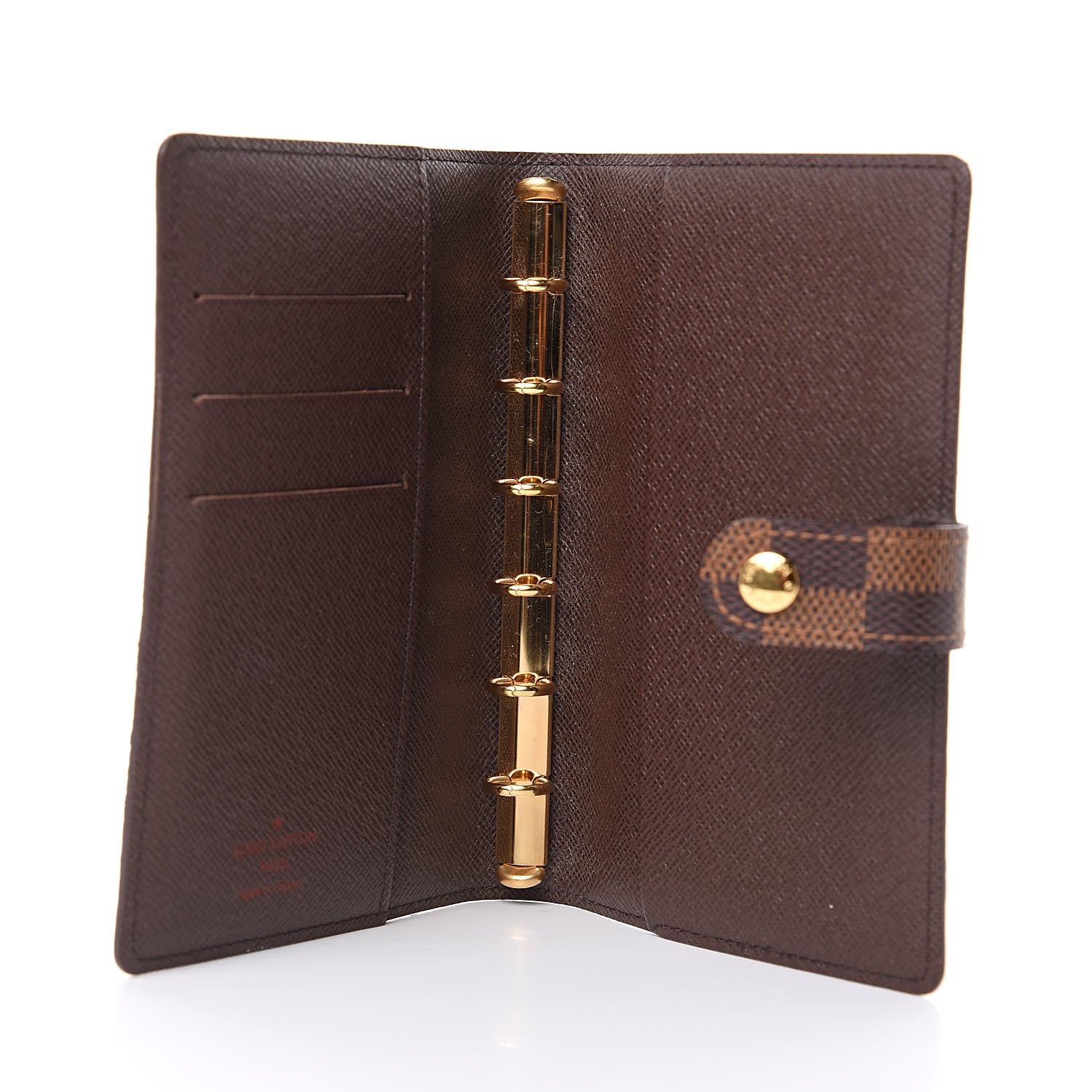 Louis Vuitton Damier Ebene Small Ring Agenda Cover 5 of 6