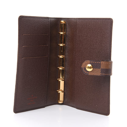 Louis Vuitton Damier Ebene Small Ring Agenda Cover 5 of 6