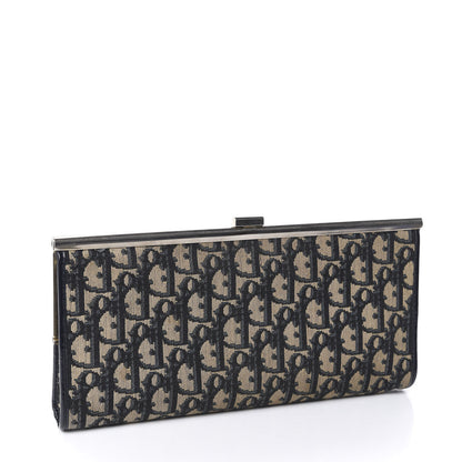 Christian Dior Monogram Clutch Blue 3 of 10