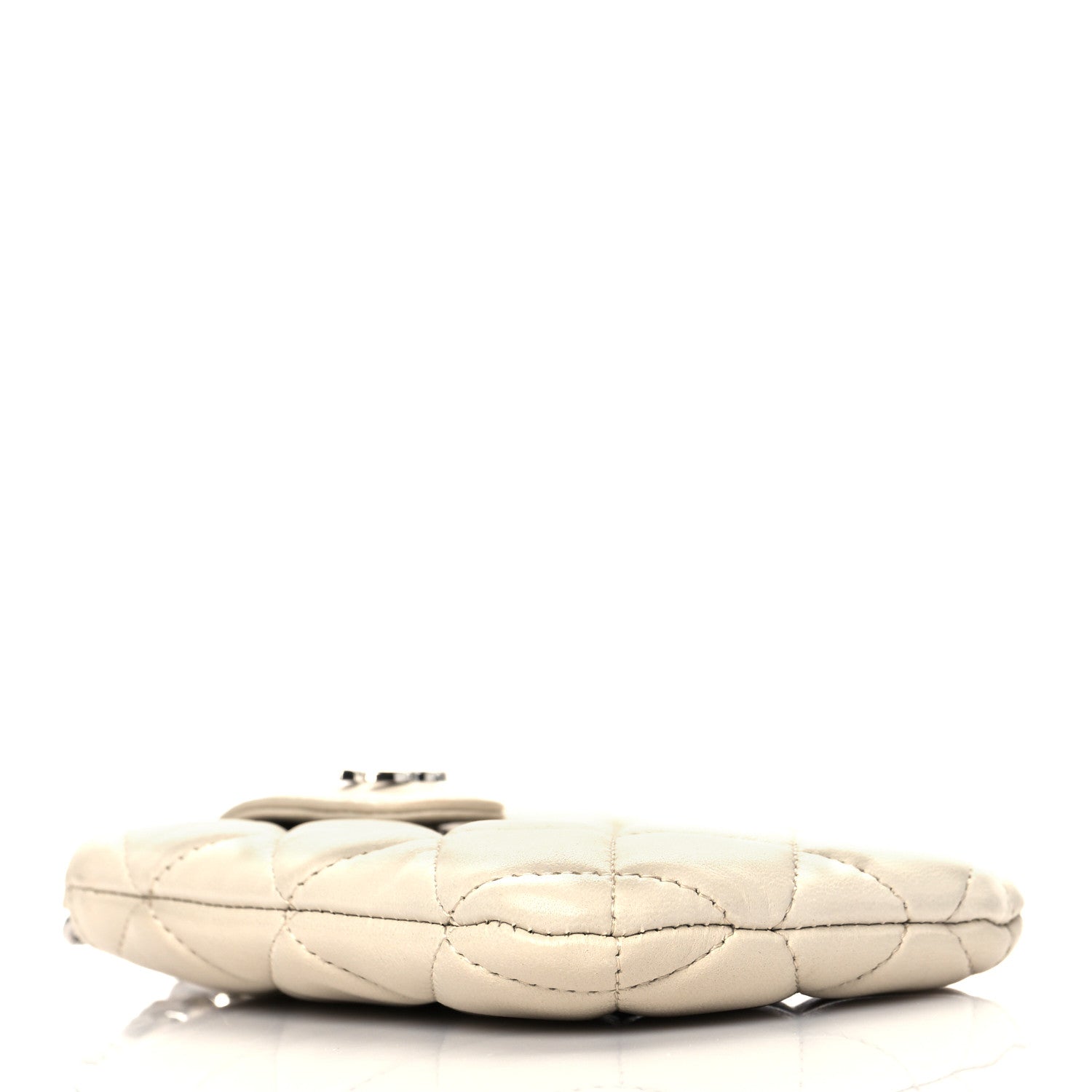Chanel Lambskin Quilted Phone Case Grey 3 of 13
