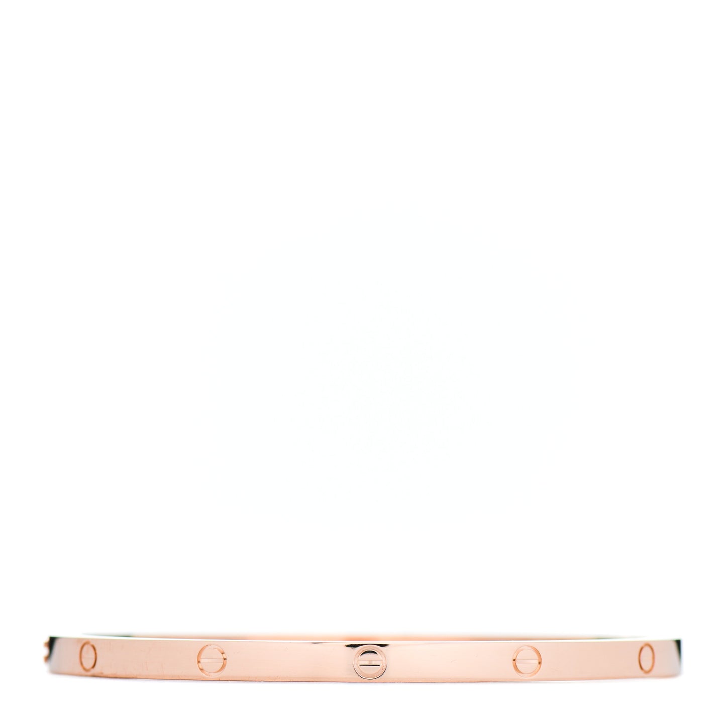 18K Pink Gold Small LOVE Bracelet 17