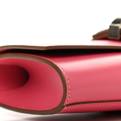 Hermes Tadelakt Medor 23 Clutch Rose Lipstick 7 of 8