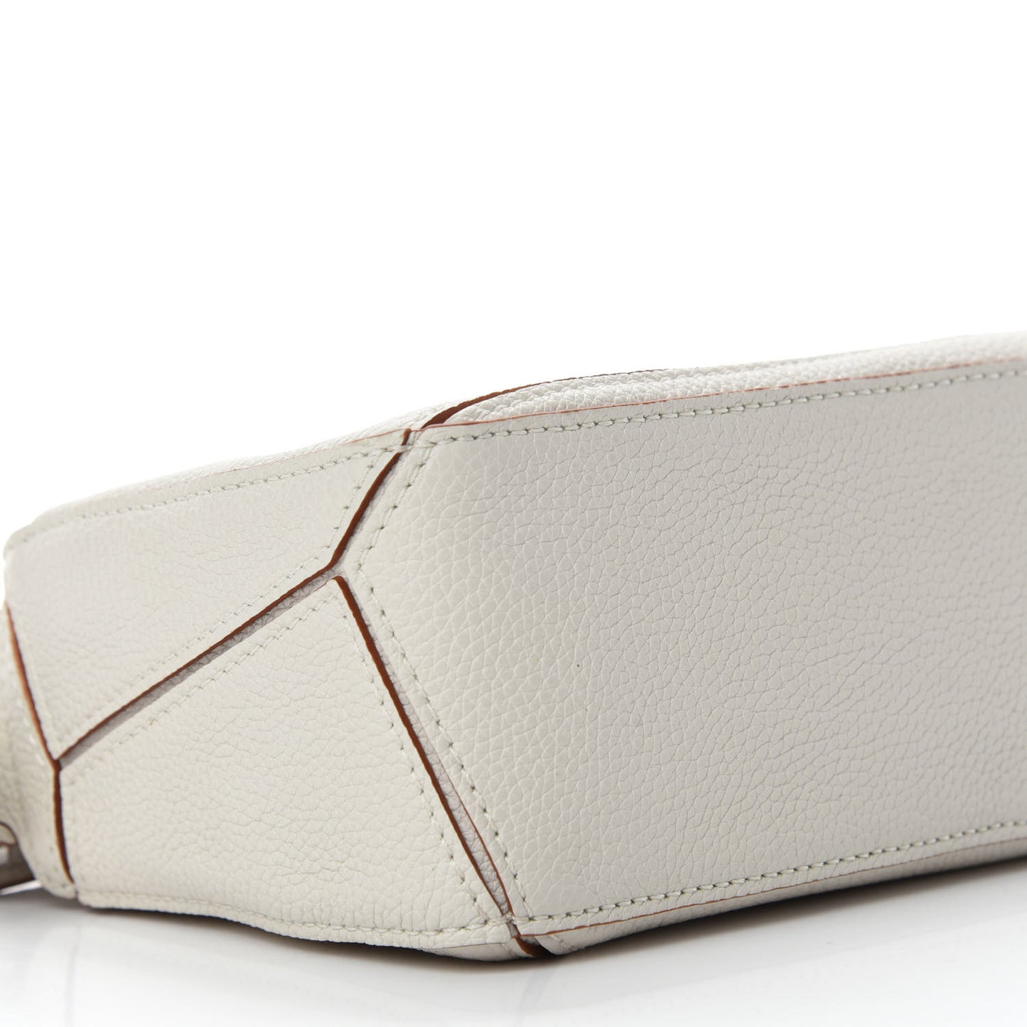 Calfskin Mini Puzzle Bag Soft White