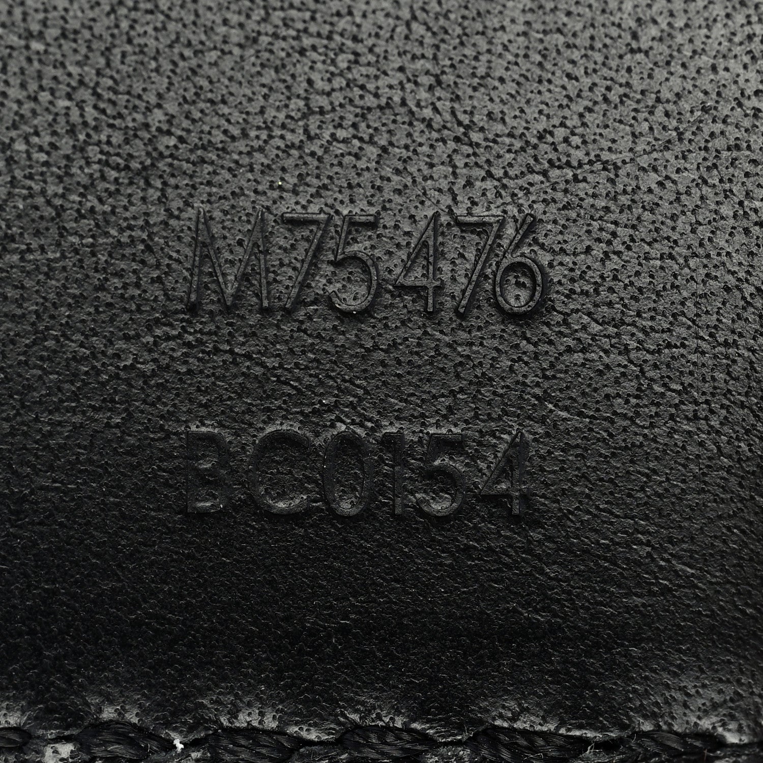 Louis Vuitton Calfskin Zippy Cuff Bracelet Black 6 of 6