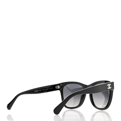 Chanel Acetate Square CC Sunglasses 5380 Black 4 of 8