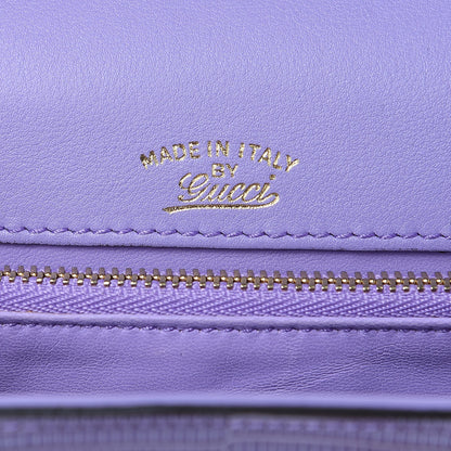 Gucci Lizard 1973 Chain Shoulder Bag Purple 6 of 13