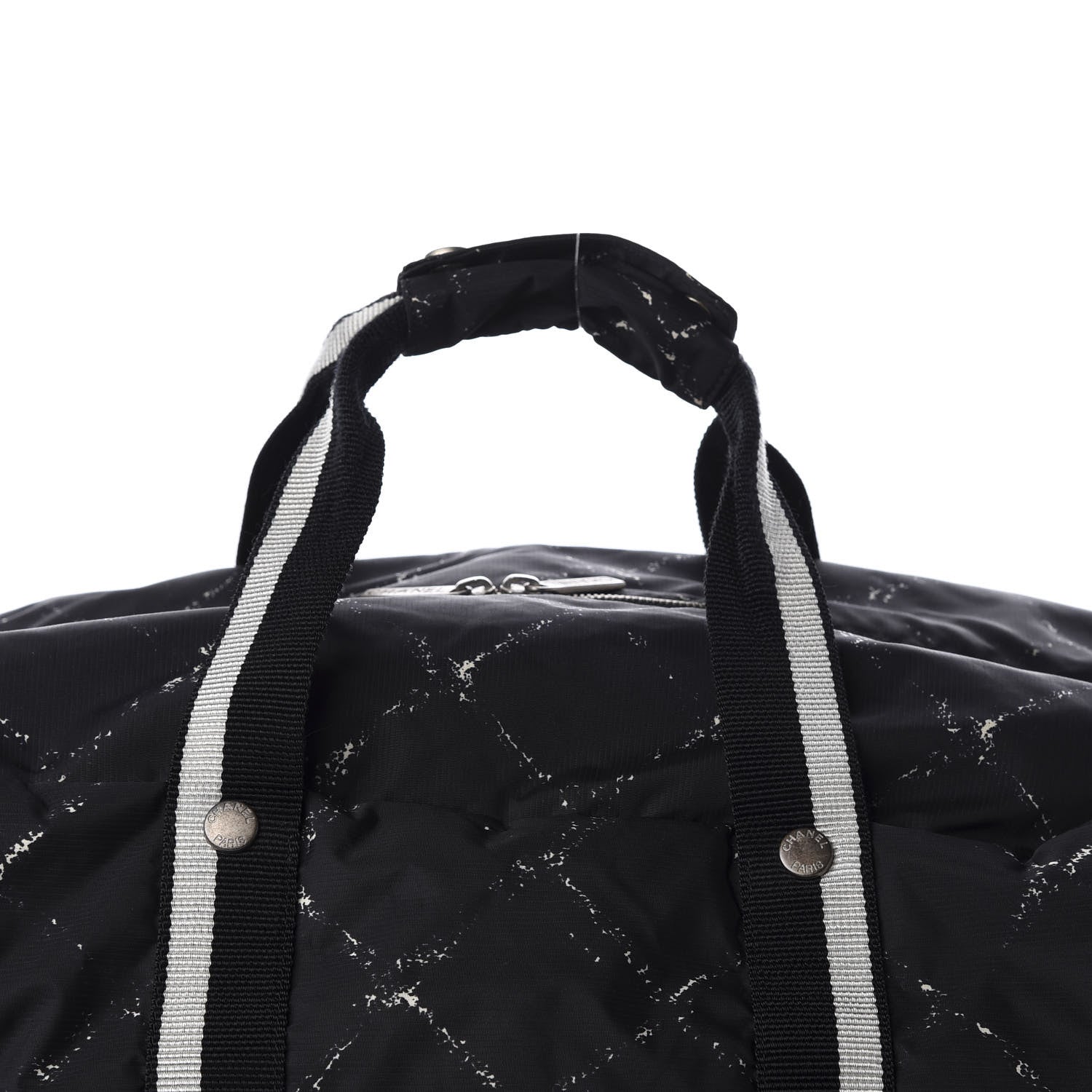 Chanel Nylon Travel Boston Black 10 of 12