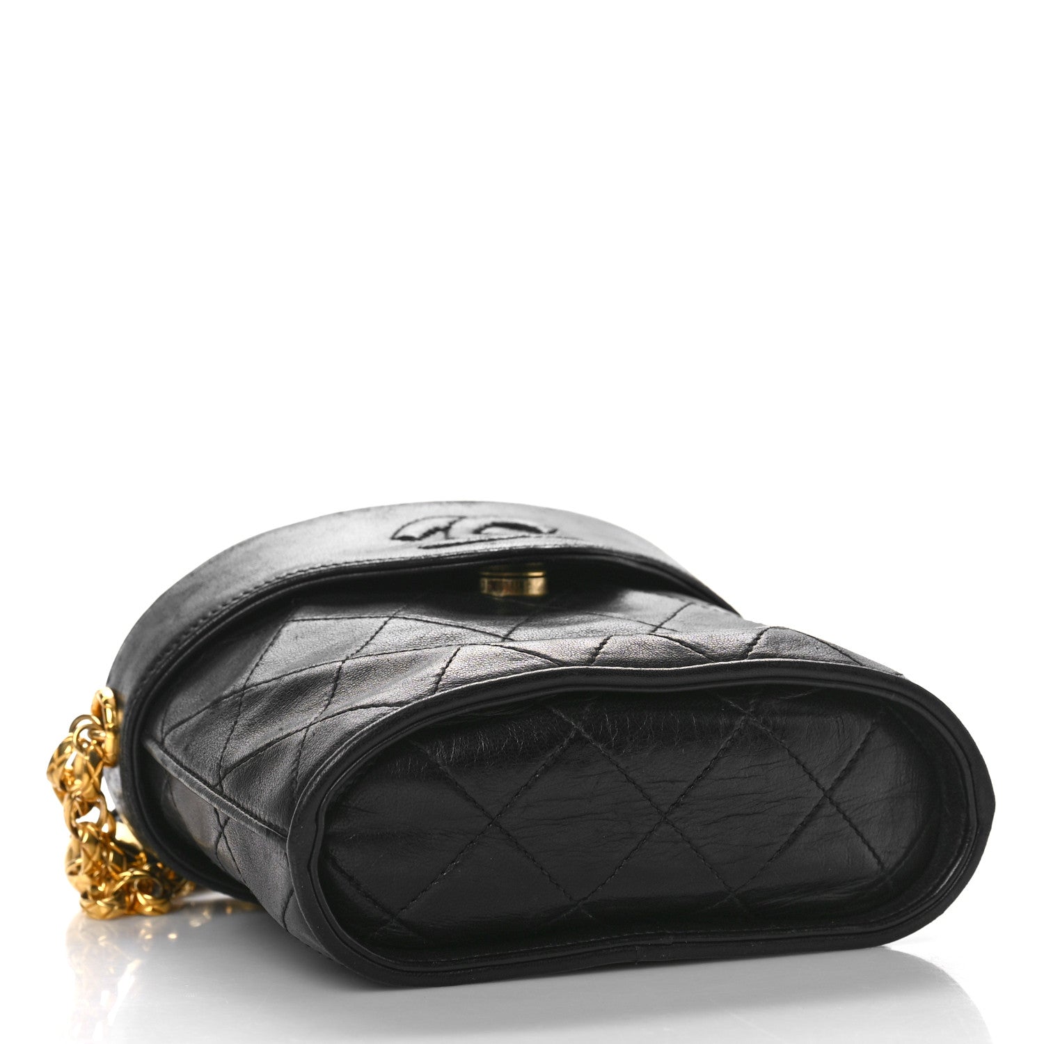 Chanel Lambskin Quilted Tassel Shoulder Bag Black 4 of 11