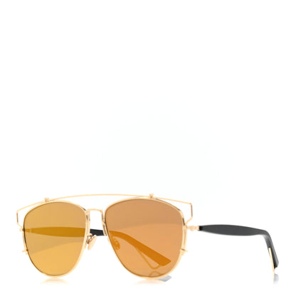 Christian Dior Technologic Sunglasses Gold Orange 1 of 9