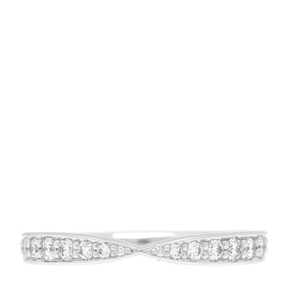Tiffany Platinum Diamond Harmony Bead-set Band Ring 48 4.5 1 of 5