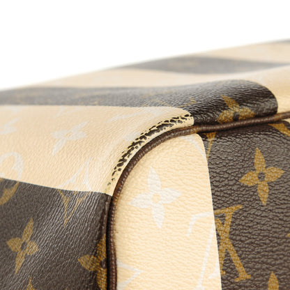 Louis Vuitton Monogram Rayures Neverfull MM 10 of 12