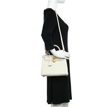 Hermes Togo Kelly Retourne 25 Mushroom 2 of 11